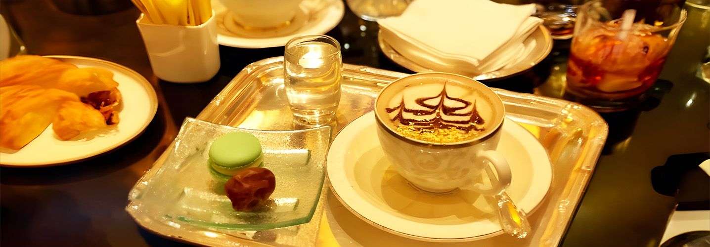 Emirates Palace Hotel Gold Coffee Image for Dubai Tourism at Habibi Tourism