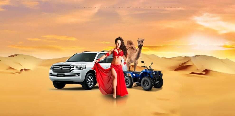 Lahbab EVening desert Safari Image for Dubai Tourism at Habibi Tourism