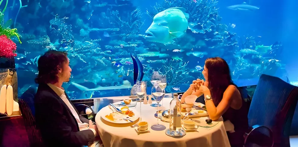 Burj Al Arab Dinner Image for Dubai Tourism at Habibi Tourism