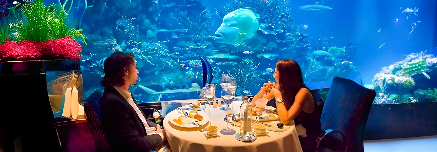 Burj Al Arab Dinner Image for Dubai Tourism at Habibi Tourism