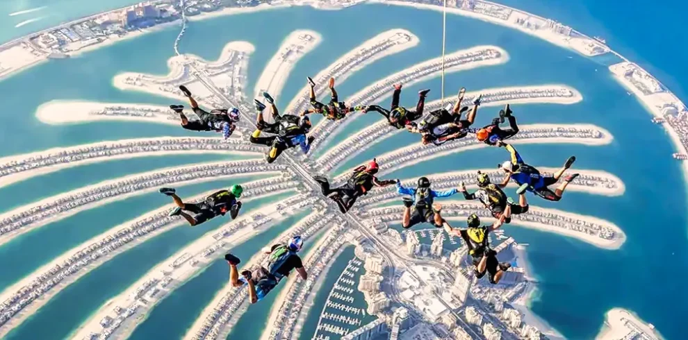 Dubai Skydiving Trip for Dubai Tourism at Habibi Tourism